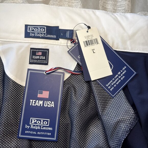 NWT Polo Ralph Lauren Women's Team USA 2024 Olympics Hybrid Jacket Sz L - Picture 3 of 16